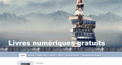 Desktop Screenshot of livresnumeriquesgratuits.com